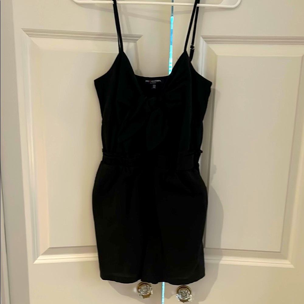 One Clothing Black Short Jumpsuit with pockets